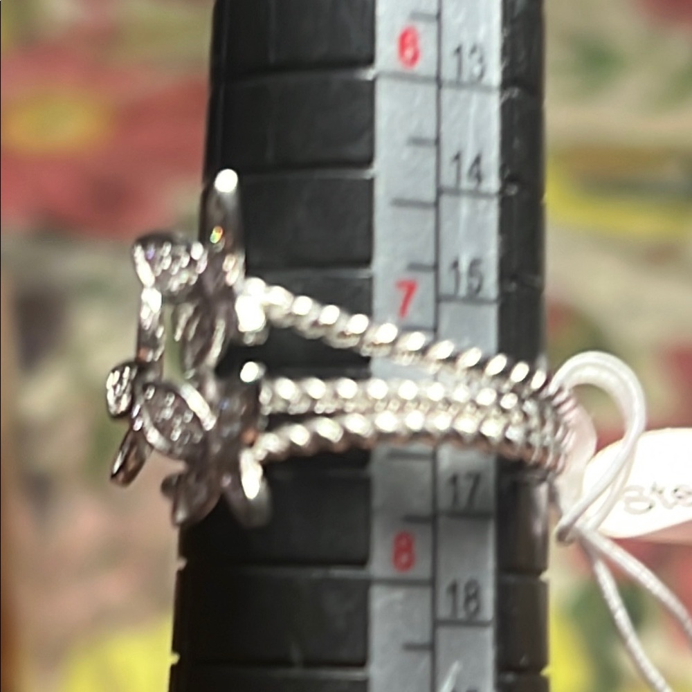 Intricate Silver Butterfly Openwork Ring - Picture 8 of 11